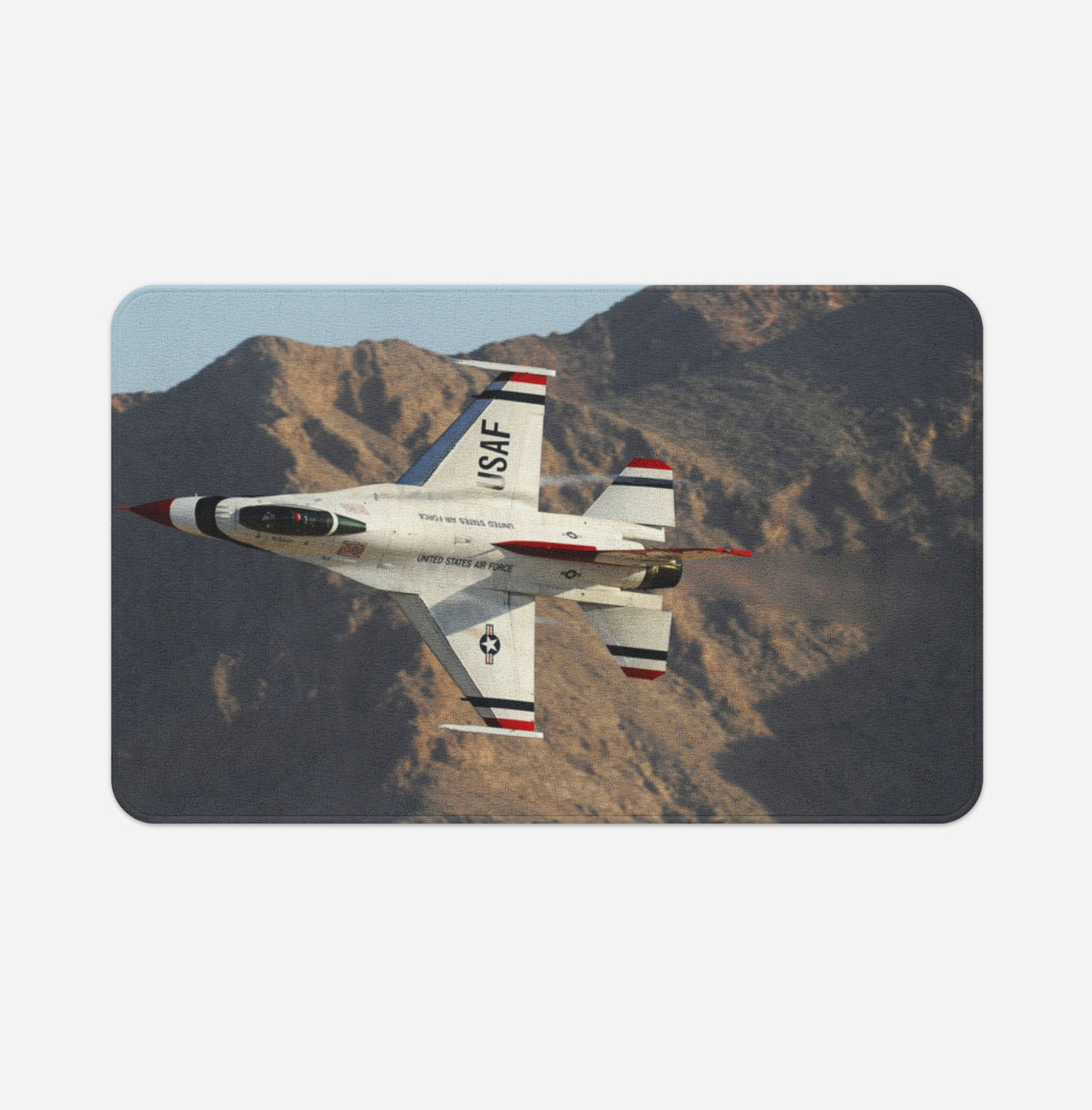 Amazing Show by Fighter Jet 16 Designed Bath Mats