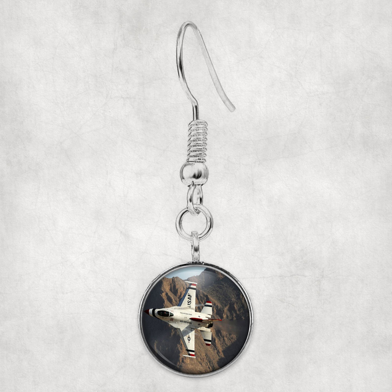 Amazing Show by Fighter Jet 16 Designed Earrings