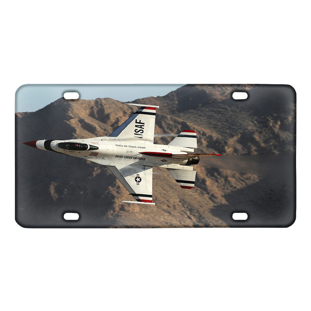 Amazing Show by Fighting Falcon F16 Designed Metal (License) Plates