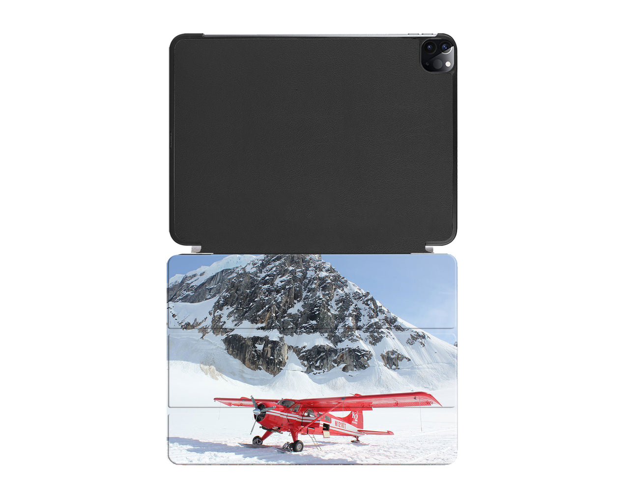 Amazing Snow Airplane Designed iPad Cases