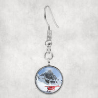 Thumbnail for Amazing Snow Airplane Designed Earrings