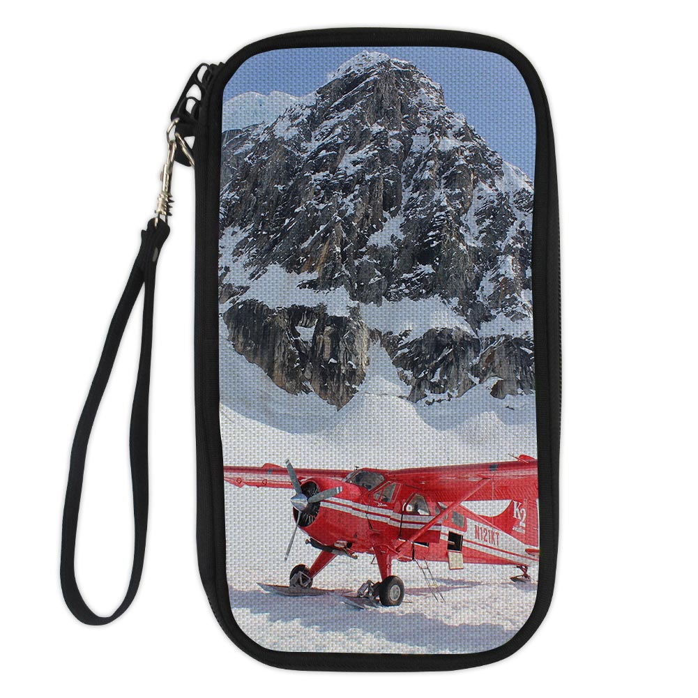 Amazing Snow Airplane Designed Travel Cases & Wallets