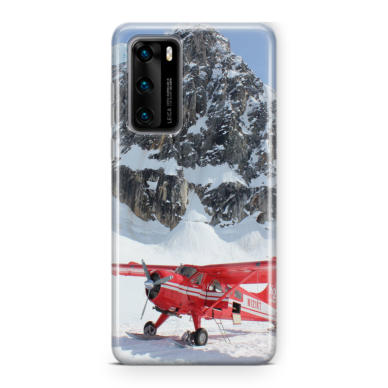 Amazing Snow Airplane Designed Huawei Cases