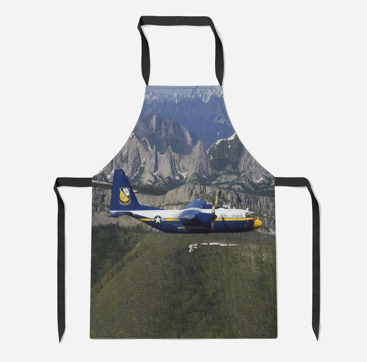 Amazing View with Blue Angels Aircraft Designed Kitchen Aprons