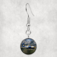 Thumbnail for Amazing View with Blue Angels Aircraft Designed Earrings