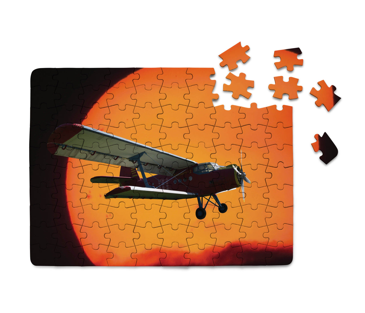 Amazing Antonov-2 With Sunset Printed Puzzles Aviation Shop 