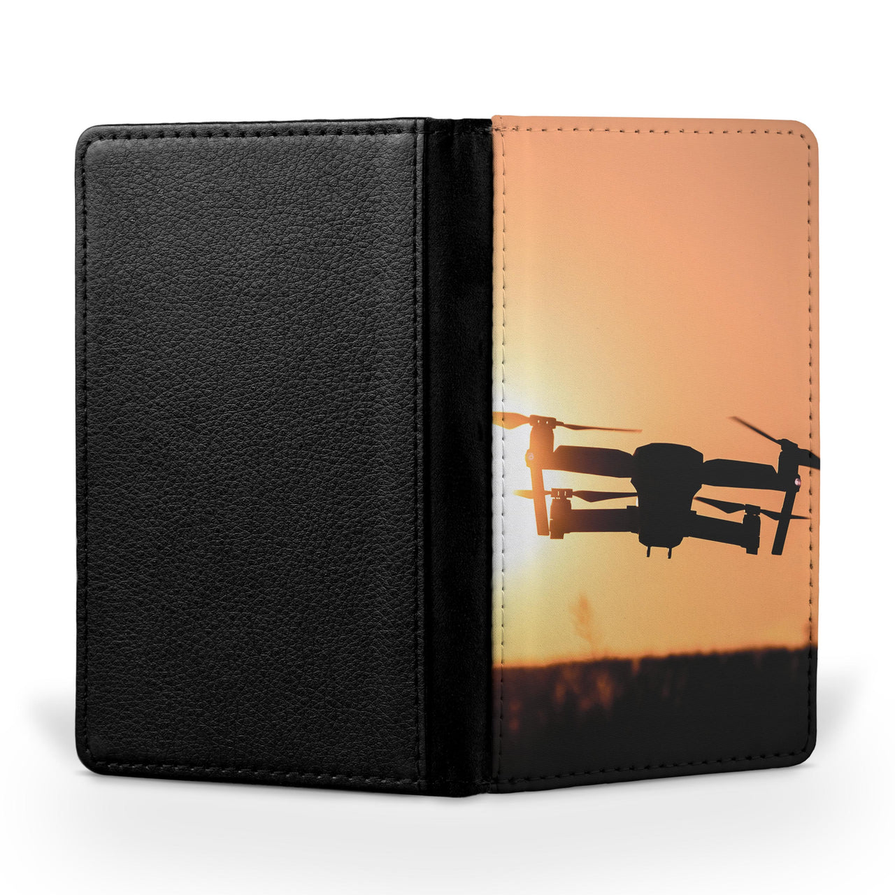 Amazing Drone in Sunset Printed Passport & Travel Cases