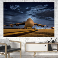 Thumbnail for Amazing Military Aircraft at Night Printed Canvas Posters (1 Piece) Aviation Shop 