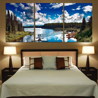 Thumbnail for Amazing Scenary & Sea Planes Printed Canvas Posters (3 Pieces) Aviation Shop 