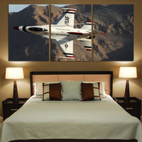 Thumbnail for Amazing Show by Fighting Falcon F16 Printed Canvas Posters (3 Pieces) Aviation Shop 