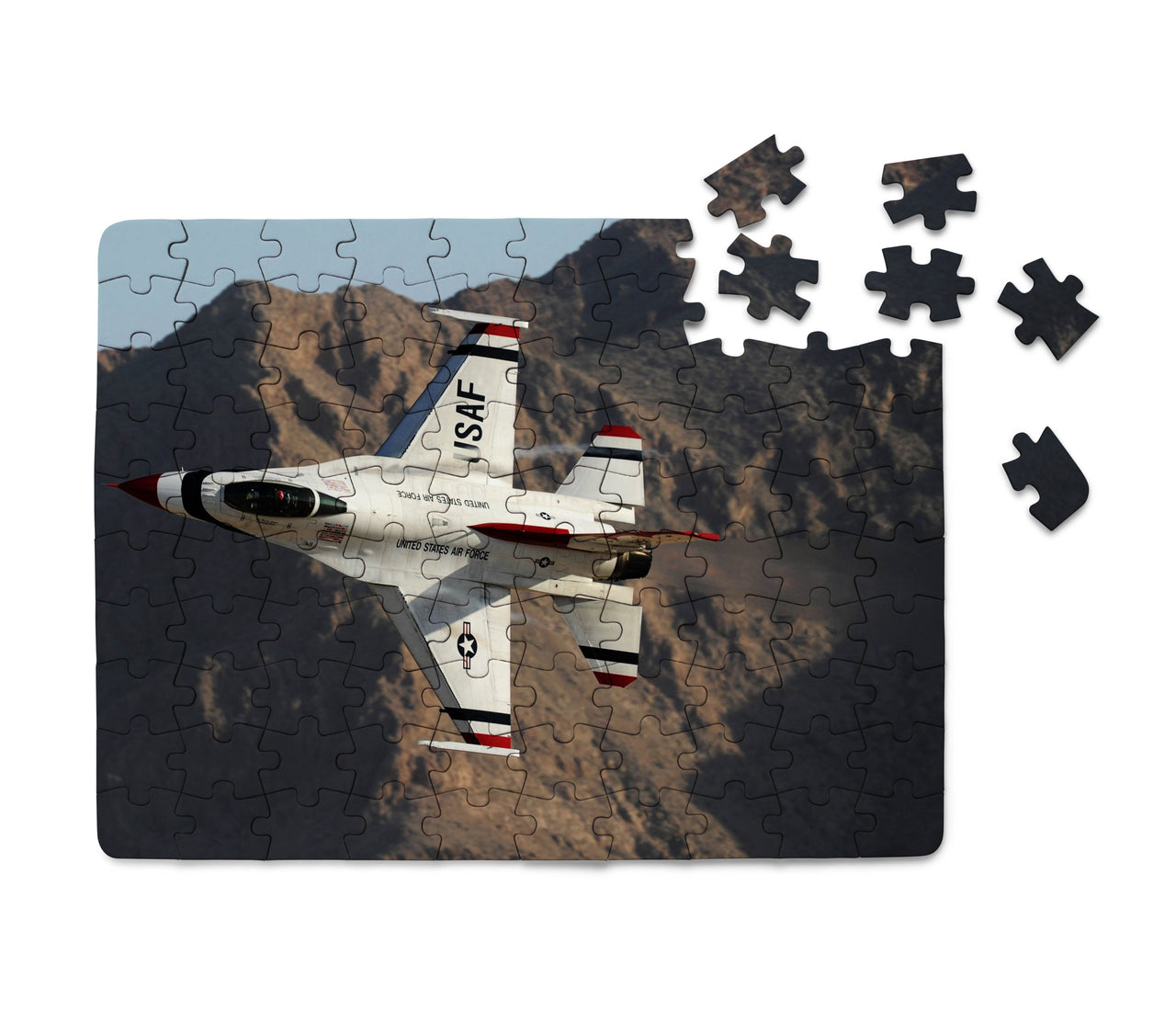 Amazing Show by Fighting Falcon F16 Printed Puzzles Aviation Shop 