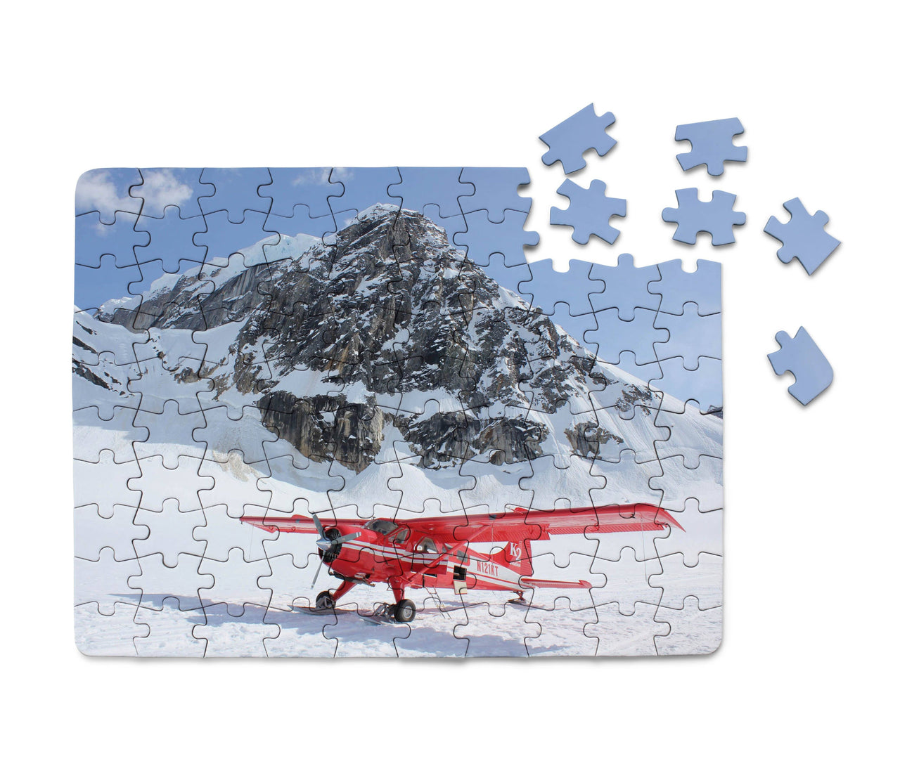 Amazing Snow Airplane Printed Puzzles Aviation Shop 