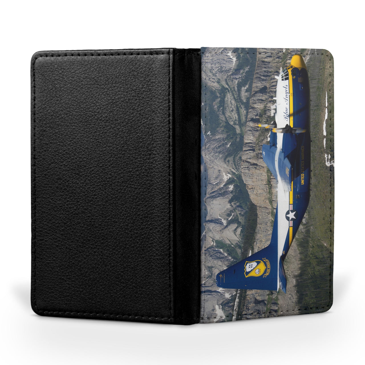 Amazing View with Blue Angels Aircraft Printed Passport & Travel Cases