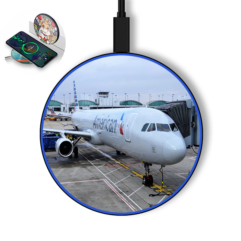American Airlines A321 Designed Wireless Chargers