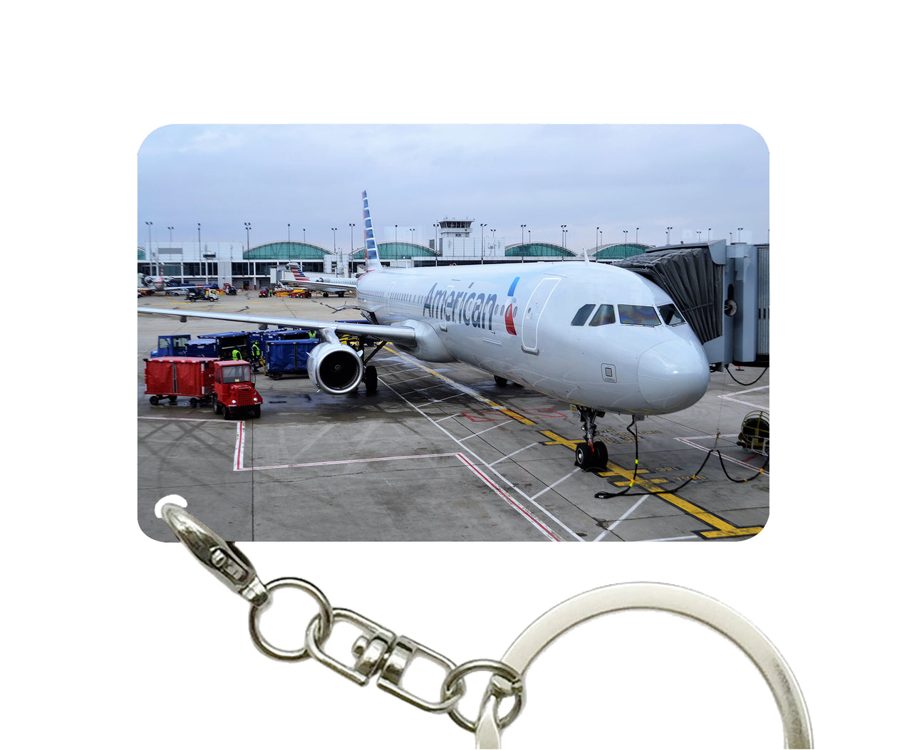 American Airlines A321 Designed Key Chains
