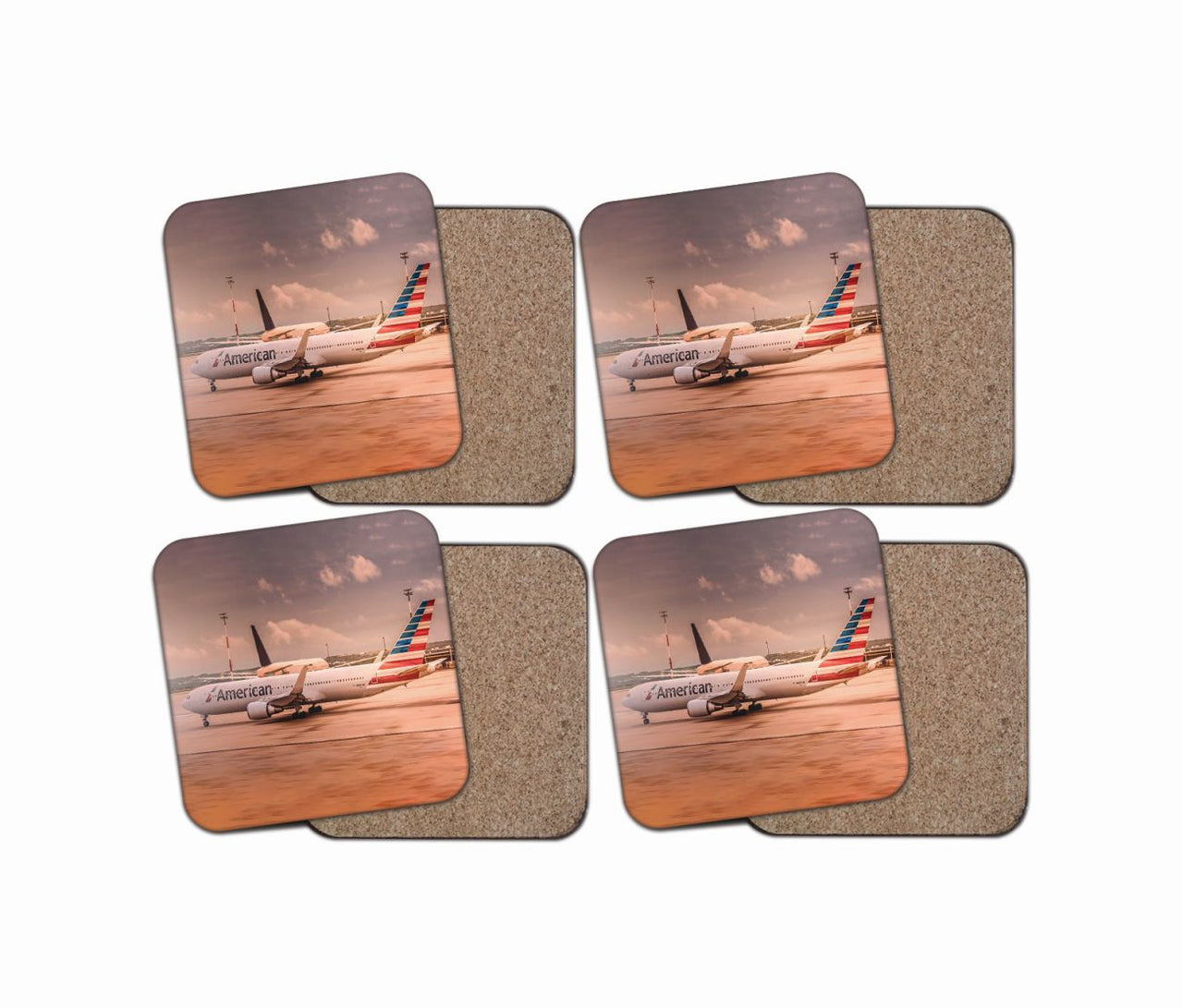 American Airlines Boeing 767 Designed Coasters