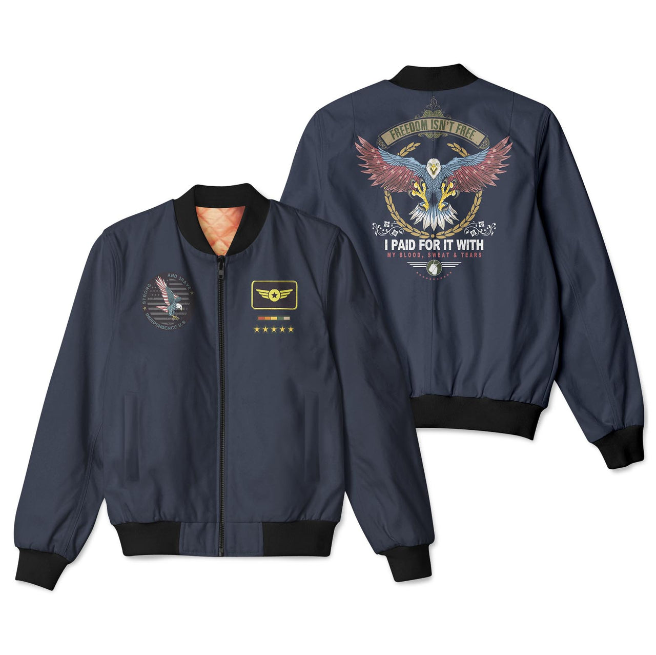 American Eagle Designed 3D Pilot Bomber Jackets