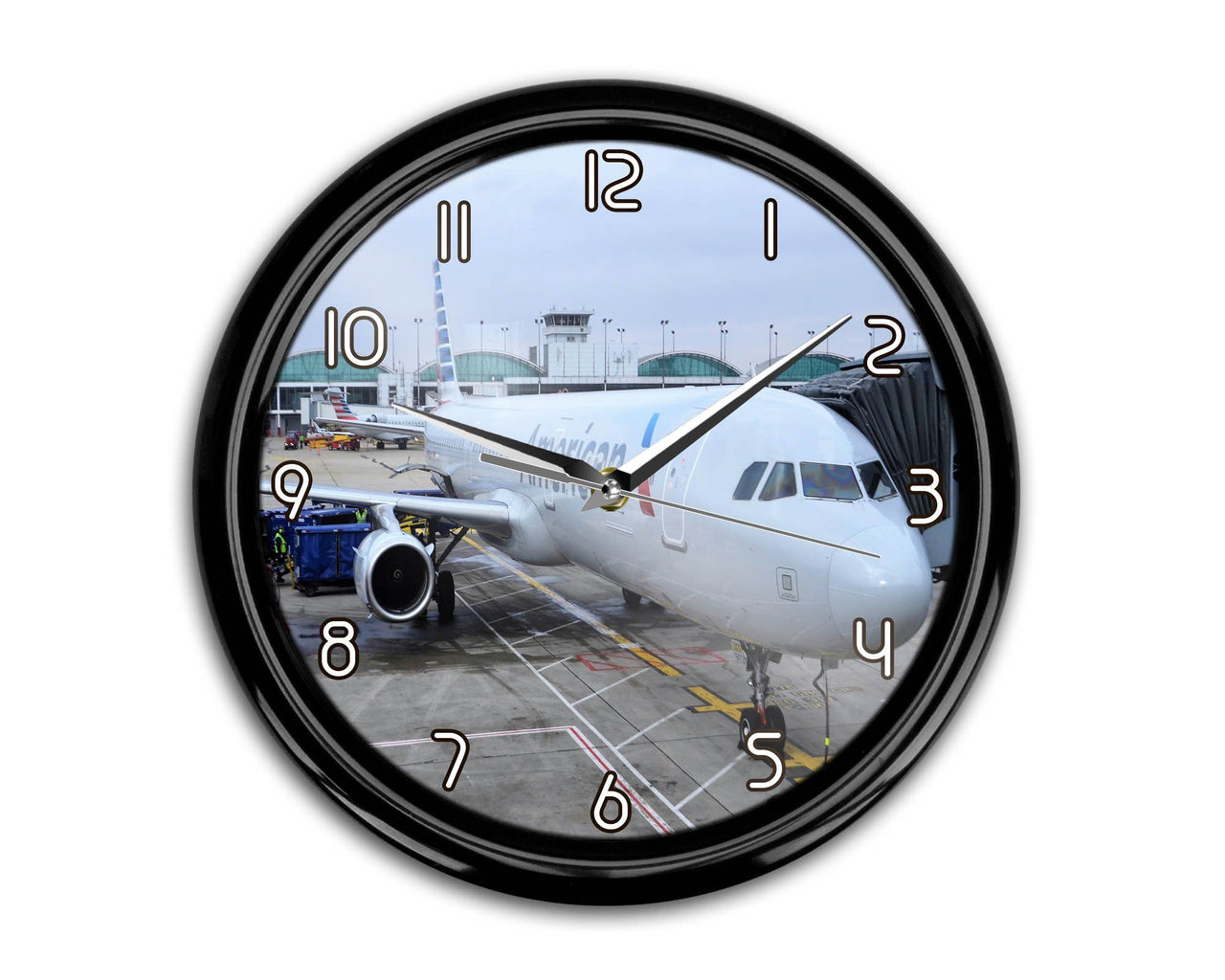 American Airlines A321 Printed Wall Clocks Aviation Shop 