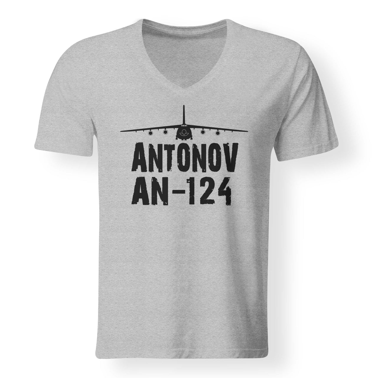Antonov AN-124 & Plane Designed V-Neck T-Shirts