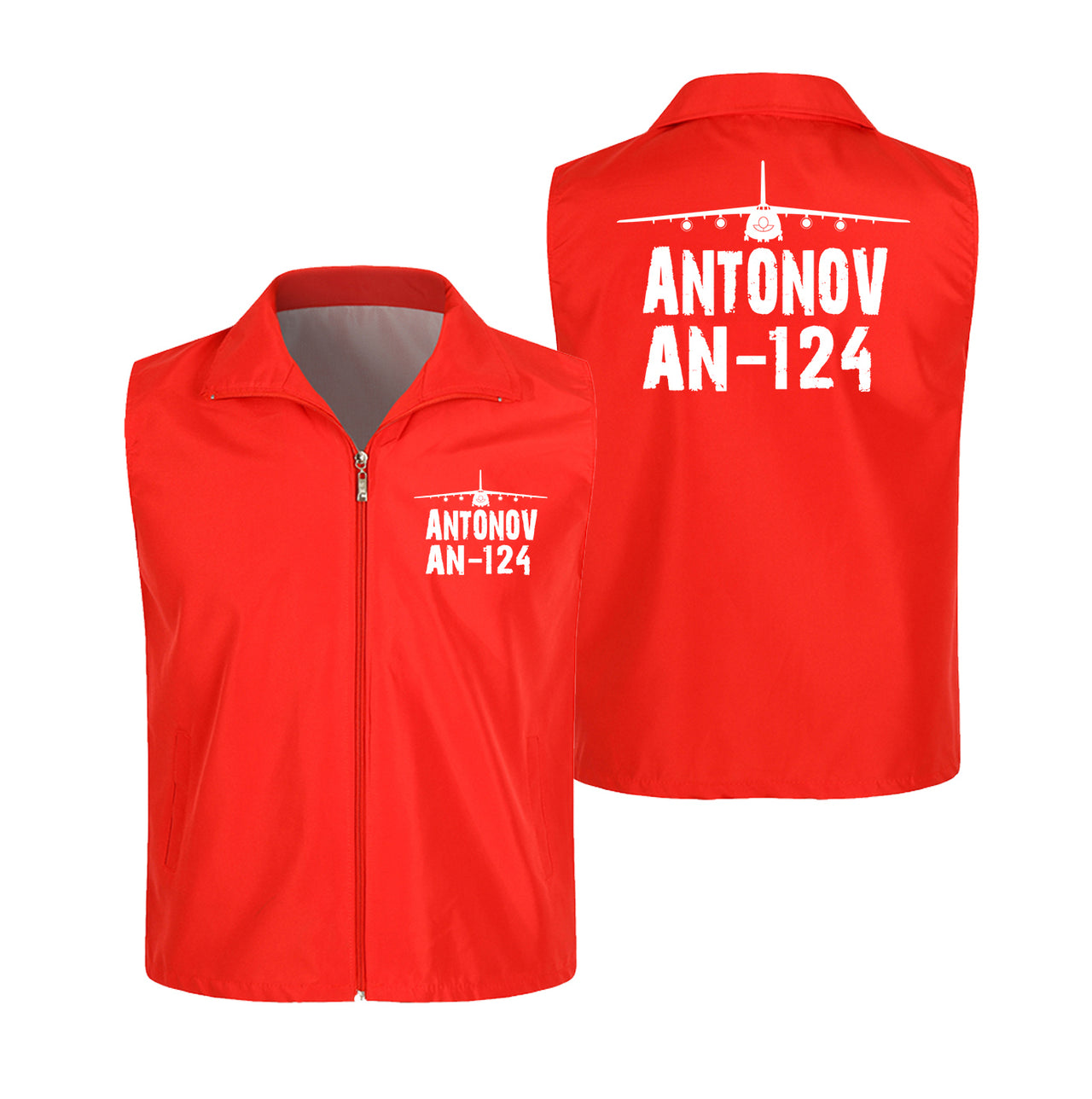 Antonov AN-124 & Plane Designed Thin Style Vests