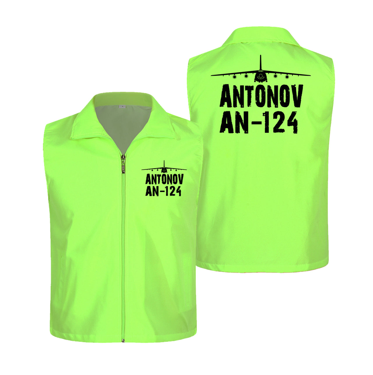 Antonov AN-124 & Plane Designed Thin Style Vests