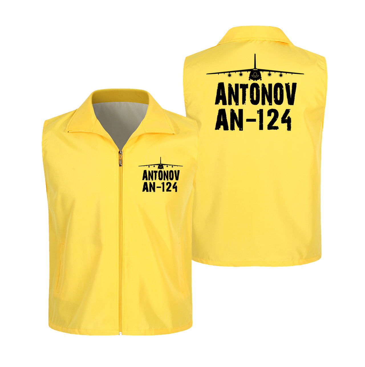 Antonov AN-124 & Plane Designed Thin Style Vests