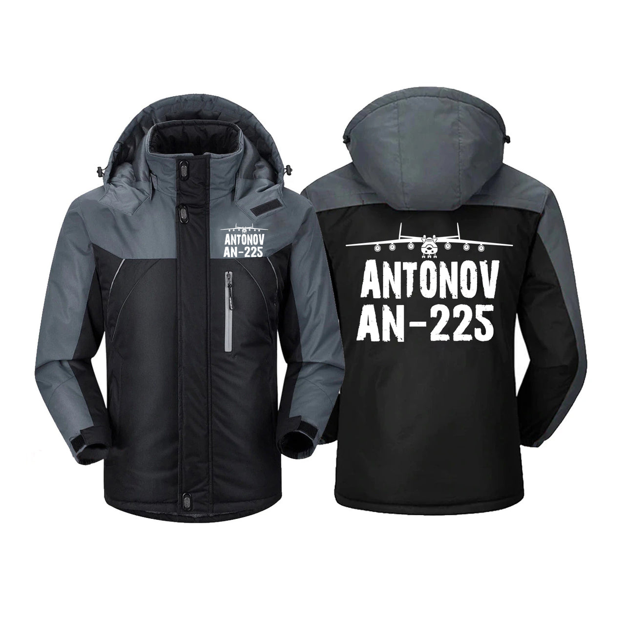 Antonov AN-225 & Plane Designed Thick Winter Jackets