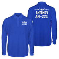 Thumbnail for Antonov AN-225 & Plane Designed Long Sleeve Polo T-Shirts (Double-Side)