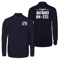 Thumbnail for Antonov AN-225 & Plane Designed Long Sleeve Polo T-Shirts (Double-Side)