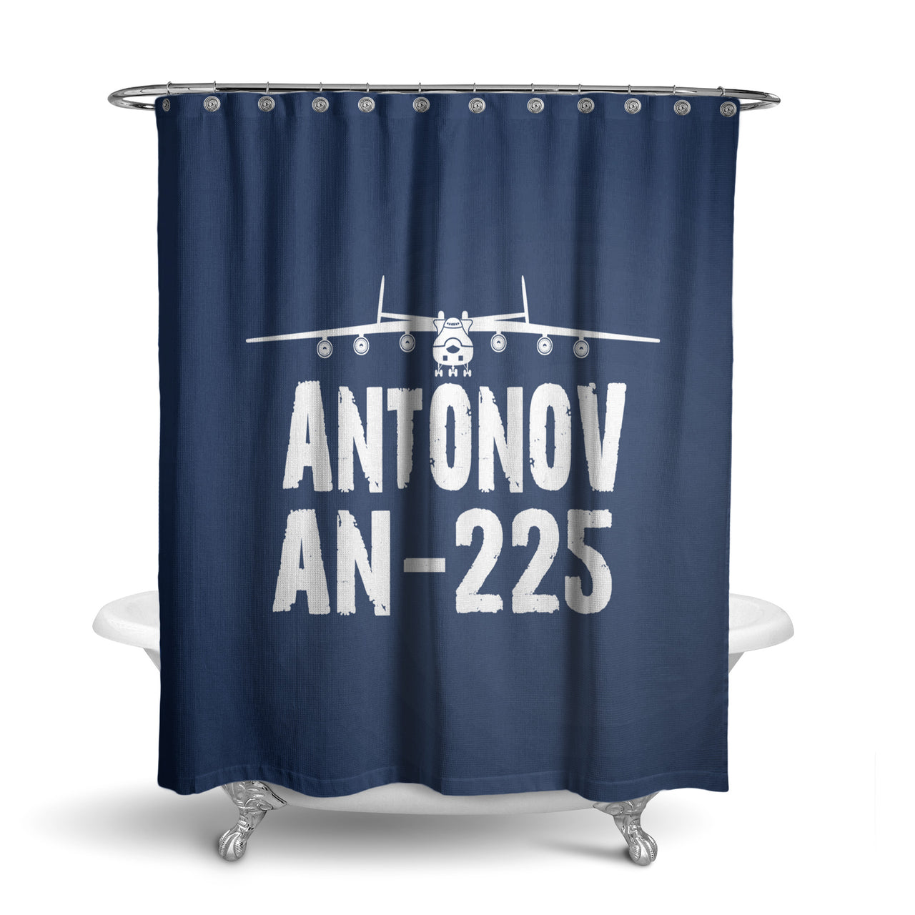 Antonov AN-225 & Plane Designed Shower Curtains