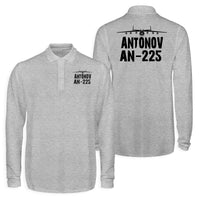 Thumbnail for Antonov AN-225 & Plane Designed Long Sleeve Polo T-Shirts (Double-Side)