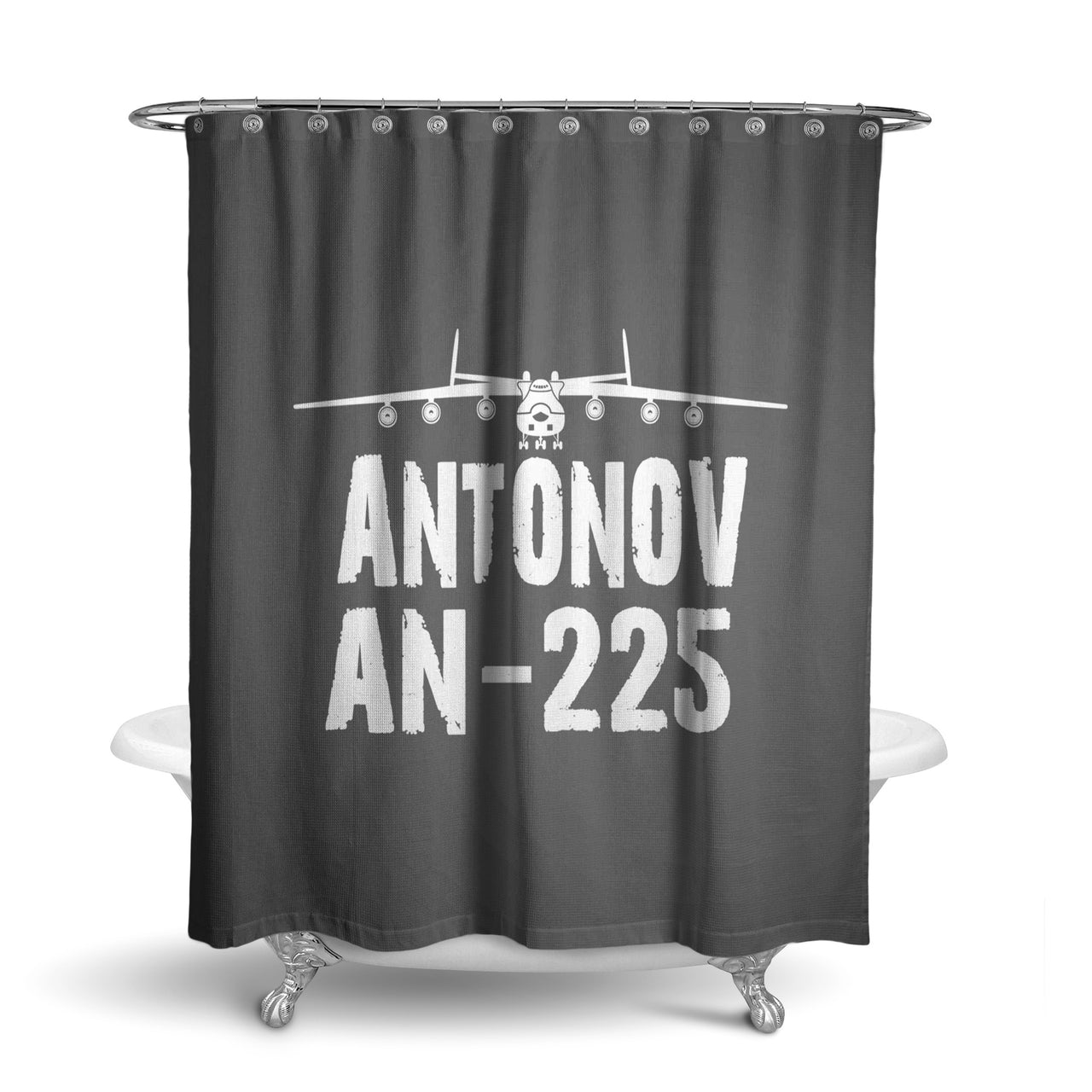 Antonov AN-225 & Plane Designed Shower Curtains