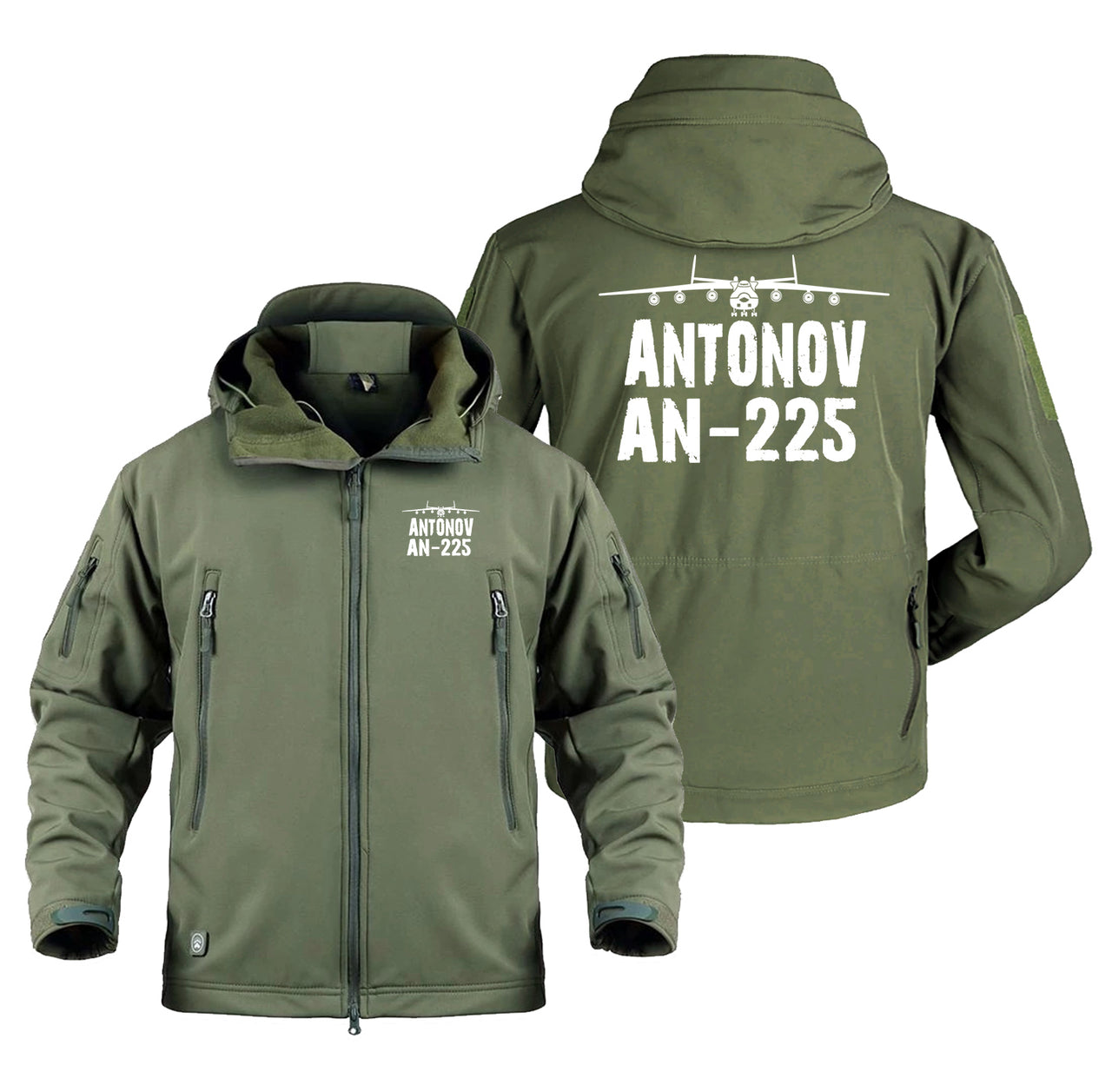Antonov AN-225 & Plane Designed Military Jackets (Customizable)