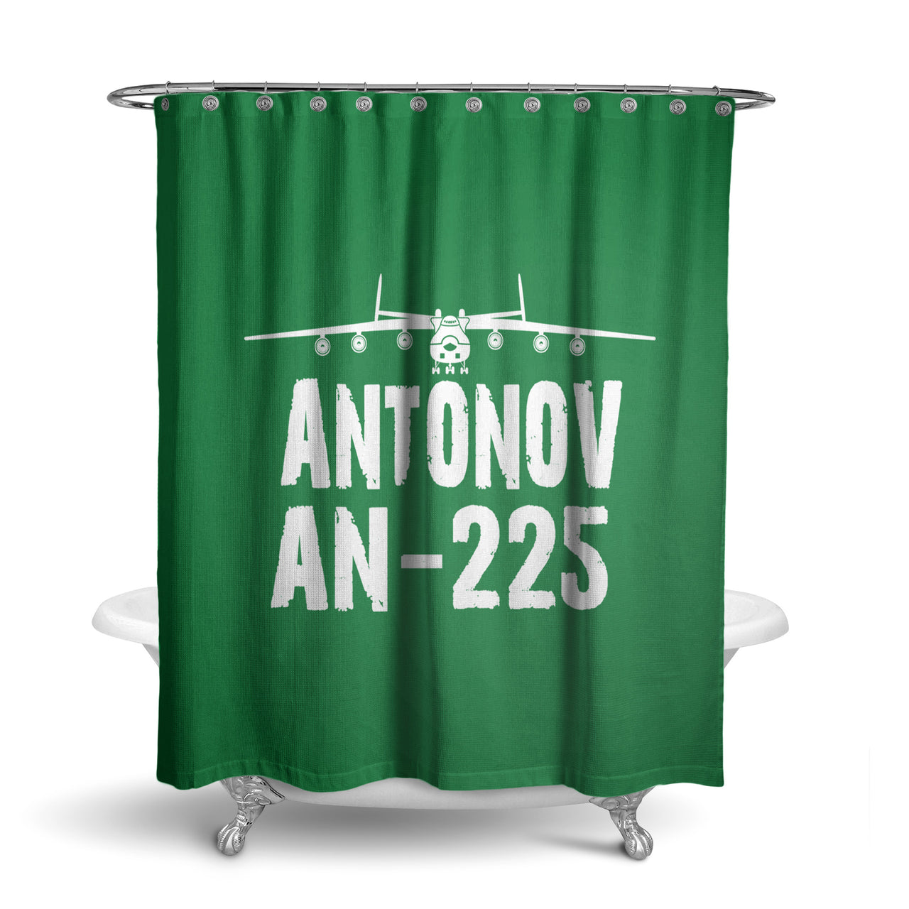 Antonov AN-225 & Plane Designed Shower Curtains