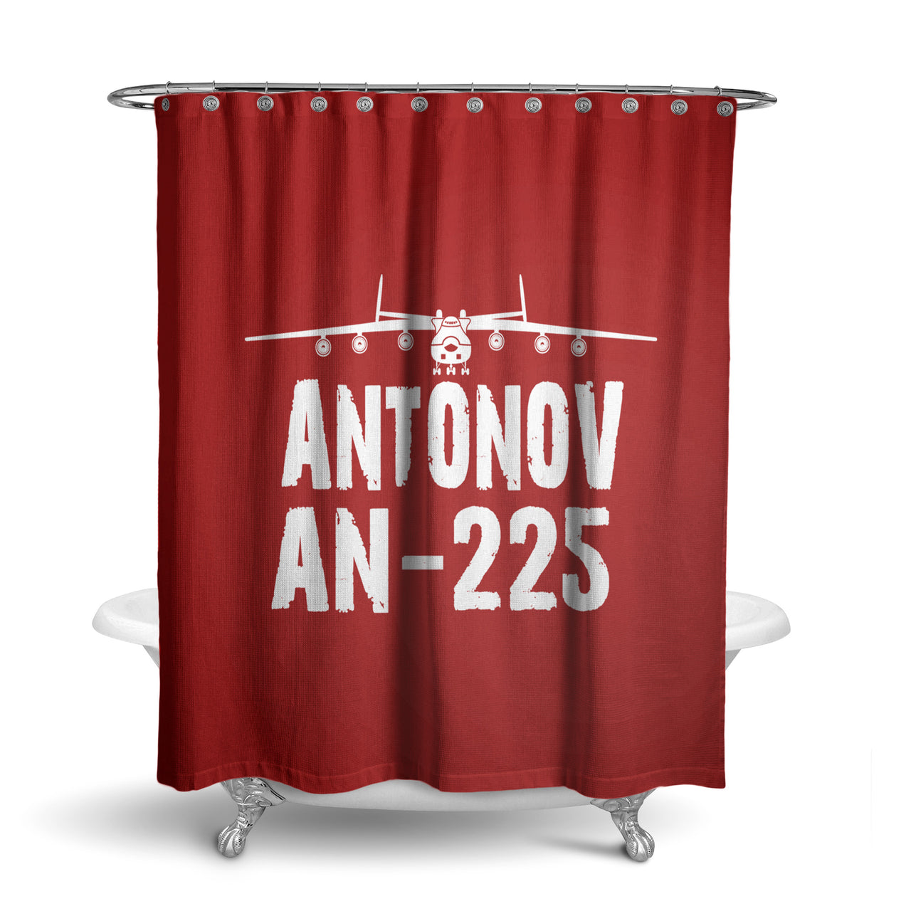 Antonov AN-225 & Plane Designed Shower Curtains