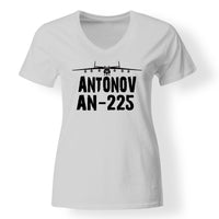 Thumbnail for Antonov AN-225 & Plane Designed V-Neck T-Shirts