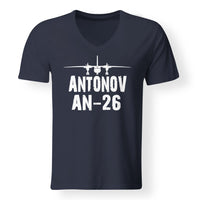 Thumbnail for Antonov AN-26 & Plane Designed V-Neck T-Shirts