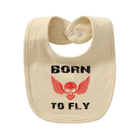 Thumbnail for Born To Fly SKELETON Designed Baby Saliva & Feeding Towels