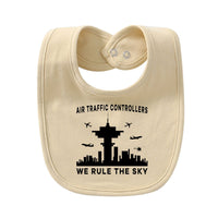 Thumbnail for Air Traffic Controllers - We Rule The Sky Designed Baby Saliva & Feeding Towels