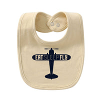 Thumbnail for Eat Sleep Fly & Propeller Designed Baby Saliva & Feeding Towels