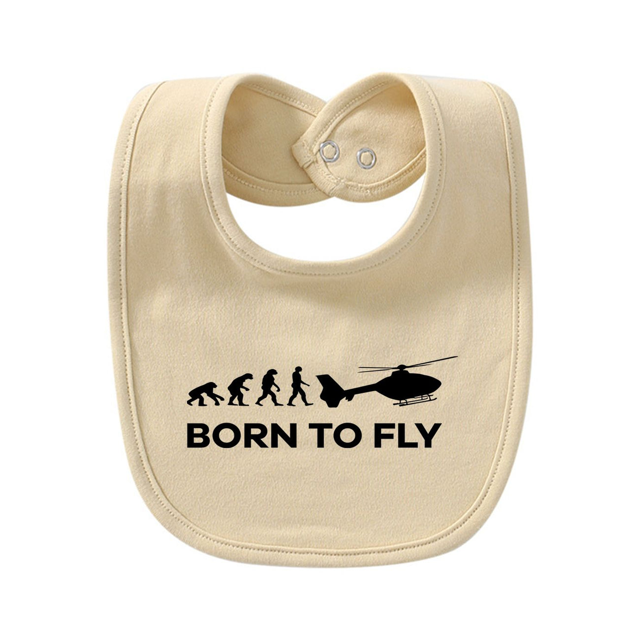 Born To Fly Helicopter Designed Baby Saliva & Feeding Towels
