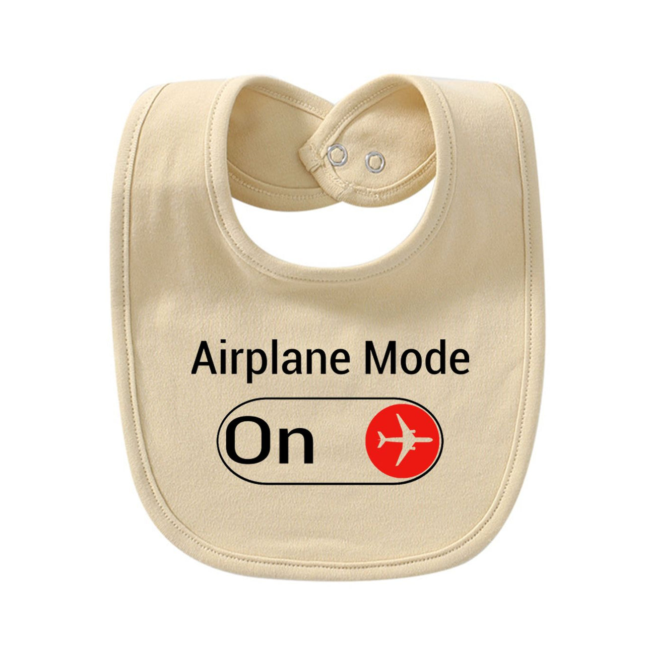 Airplane Mode On Designed Baby Saliva & Feeding Towels