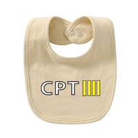 Thumbnail for CPT & 4 Lines Designed Baby Saliva & Feeding Towels