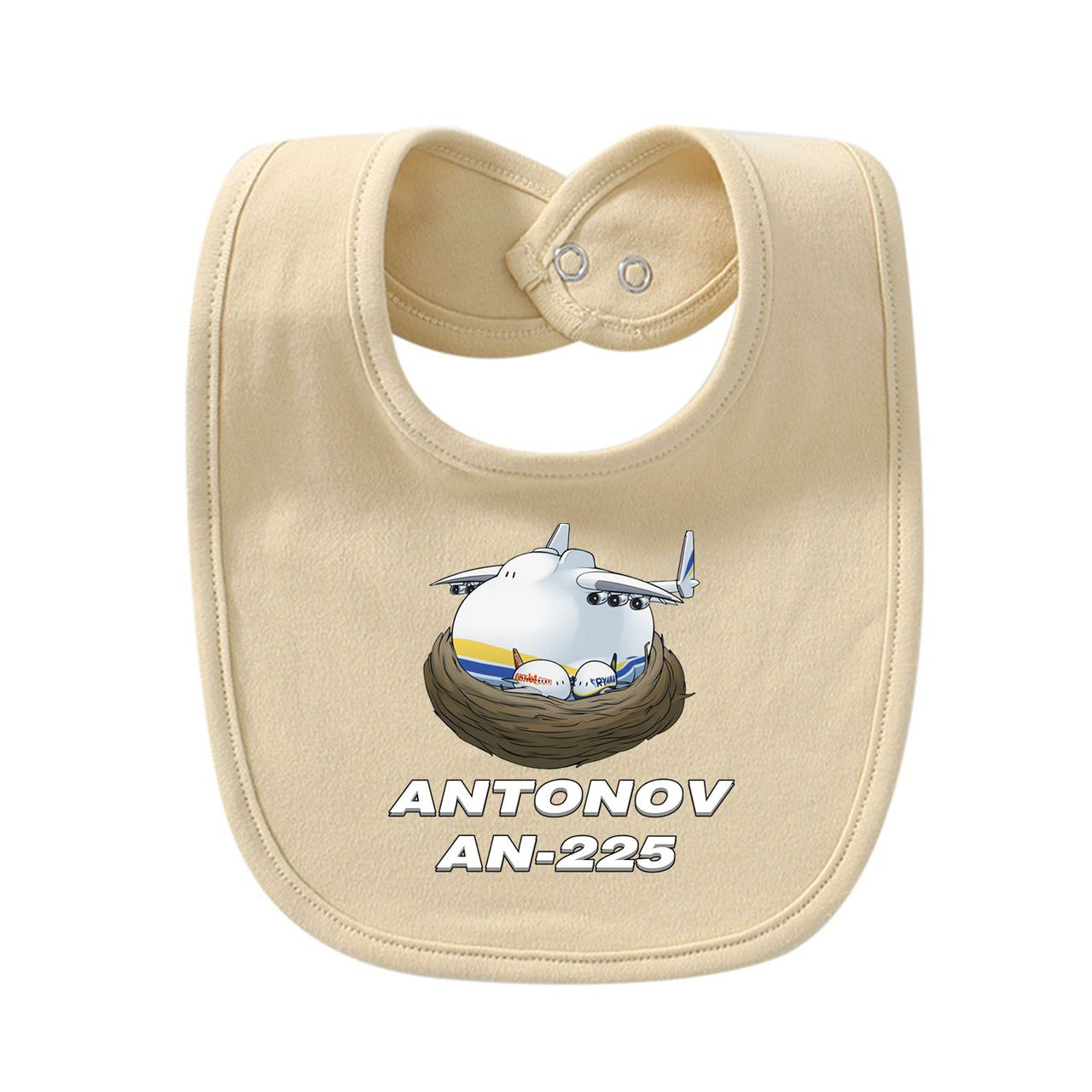 Antonov AN-225 (22) Designed Baby Saliva & Feeding Towels