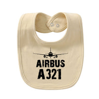 Thumbnail for Airbus A321 & Plane Designed Baby Saliva & Feeding Towels
