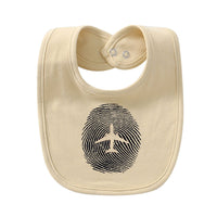 Thumbnail for Aviation Finger Print Designed Baby Saliva & Feeding Towels