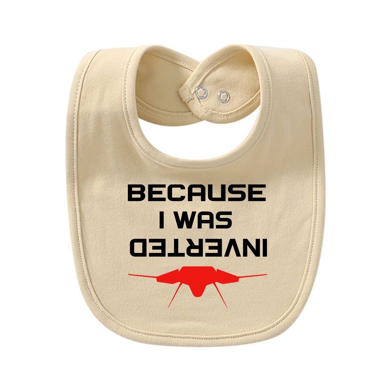 Because I was Inverted Designed Baby Saliva & Feeding Towels