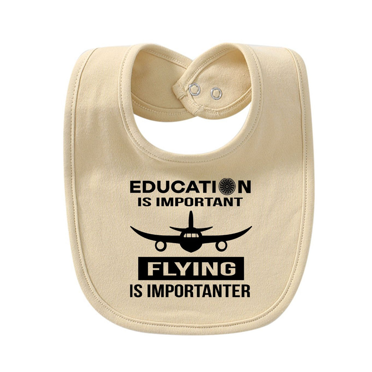 Flying is Importanter Designed Baby Saliva & Feeding Towels
