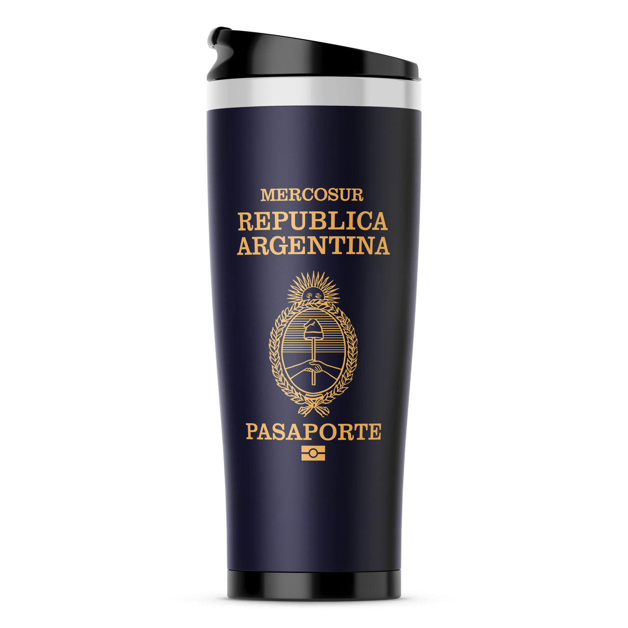 Argentina Passport Designed Stainless Steel Travel Mugs