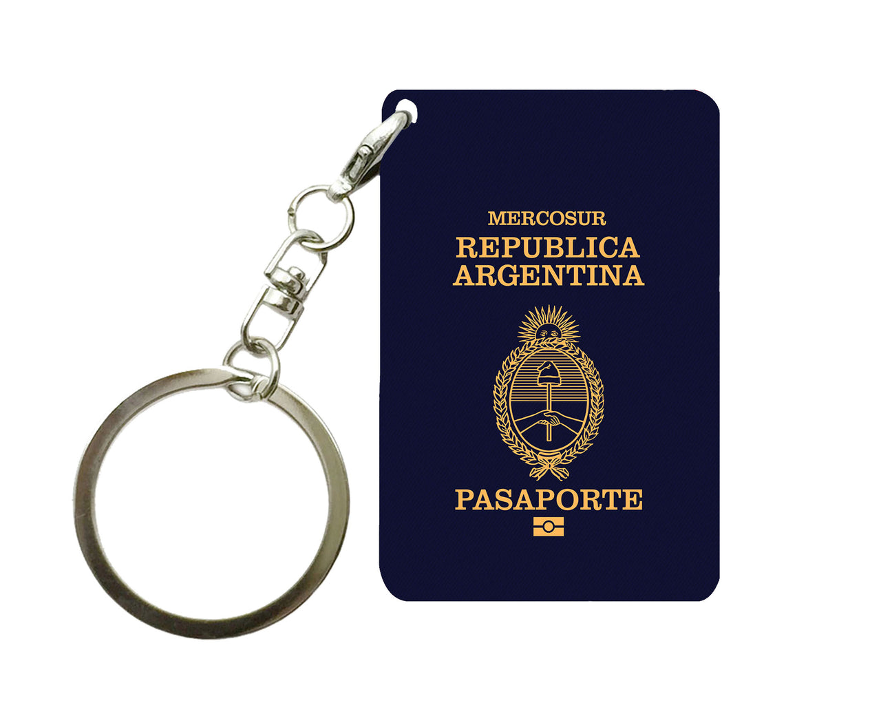 Argentina Passport Designed Key Chains